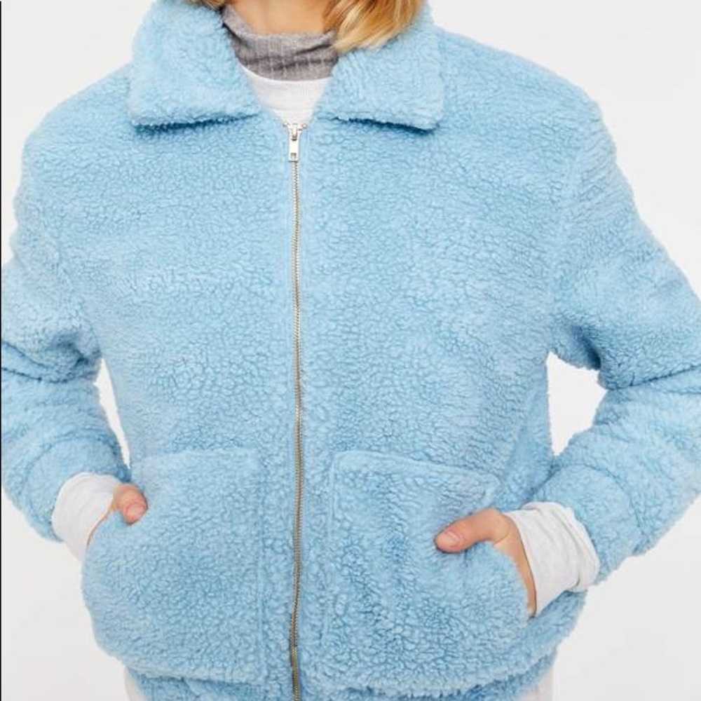 Light Blue Teddy Jacket 💓💓